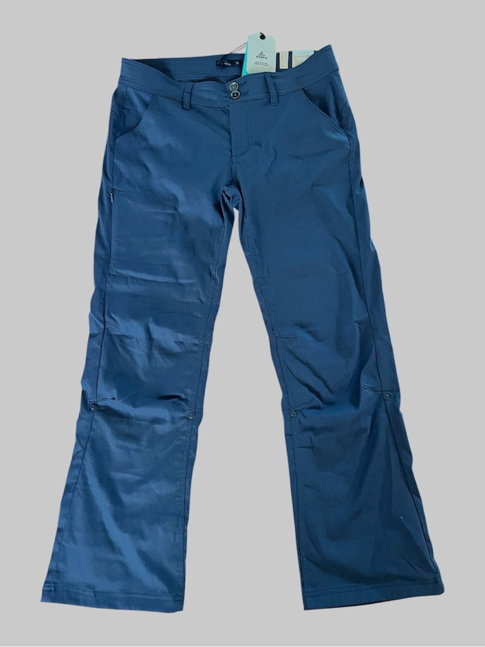 Prana Halle Short Inseam 30 Hiking Pant Coal Gray Sz 10 NWT